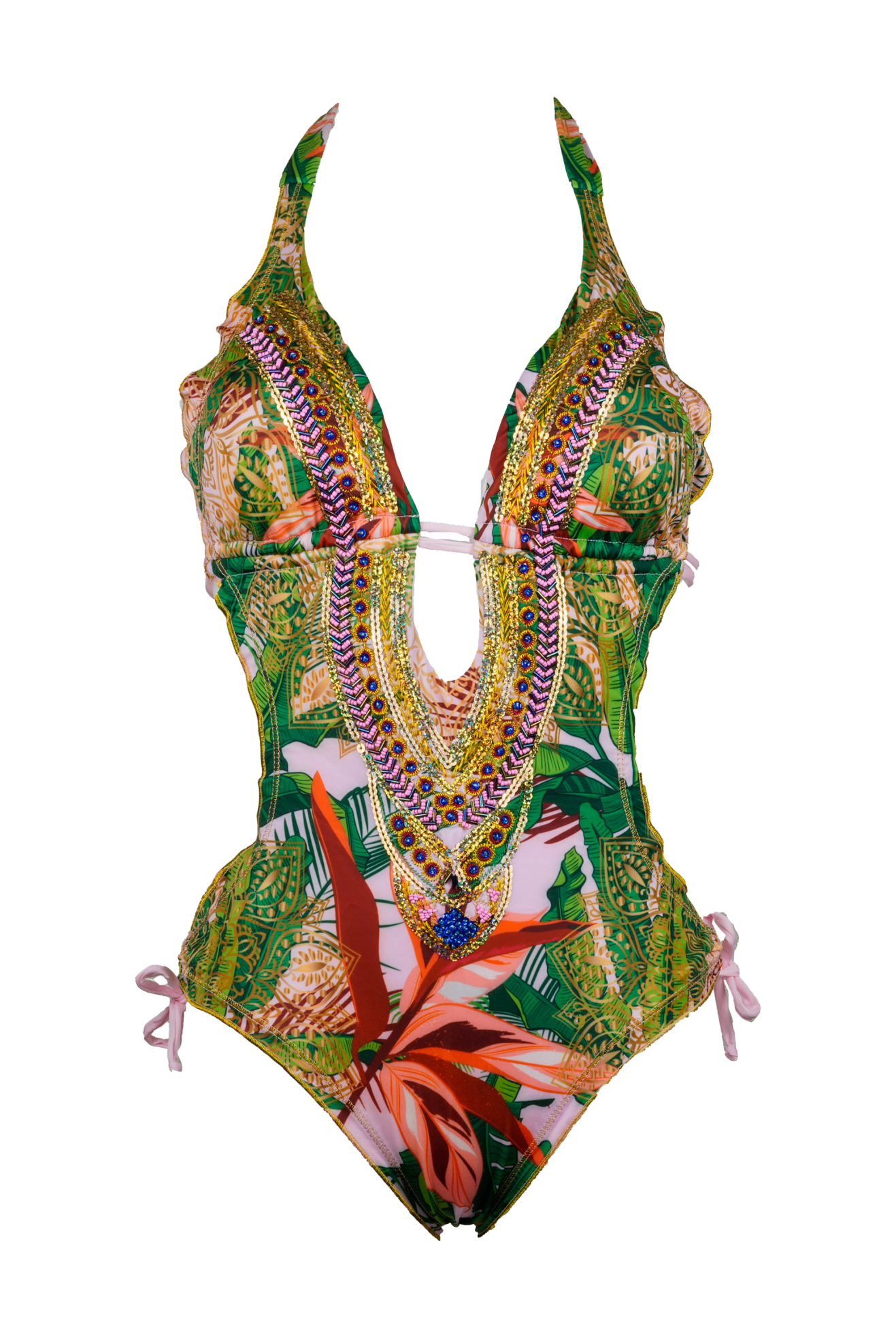 Boadella - Floral Printed Monokini - Calaswim - Calaswim