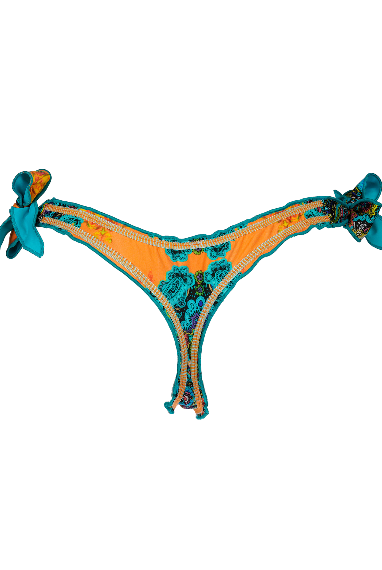 Marbres - Tropical Paisley Bikini Bottom - Calaswim - Calaswim