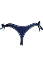 Deia - Floral Pattern Beaded Bikini Bottom - Calaswim - Calaswim